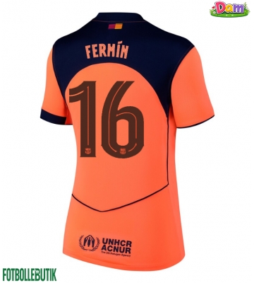 Barcelona Fermin Lopez #16 Tredje Tröja Kvinnor 2025-26 Kortärmad